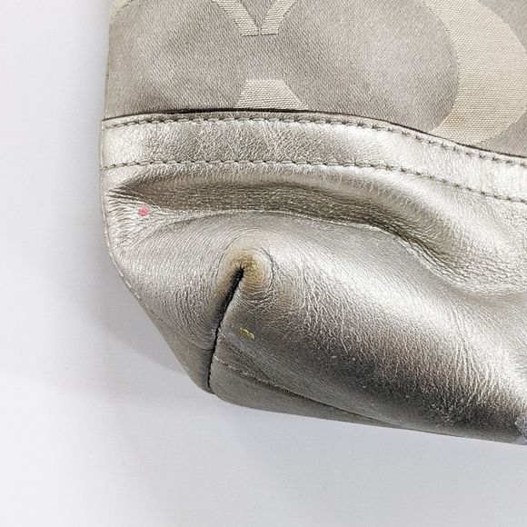 Coach Signature Sateen Duffle Shoulder Bag - Picture 3 of 9